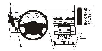 Ford Focus 05-10, Links in der Gruppe Car-HiFi / Was passt in mein Auto / Ford / Focus / Focus 2007-2011 bei BRL (240803725)