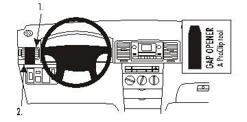 Toyota Corolla 02-07, Links in der Gruppe Car-HiFi / Was passt in mein Auto / Toyota / Corolla Verso / Corolla Verso 2001-2009 bei BRL (240803803)