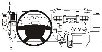 Ford Transit 07-13, Links in der Gruppe Car-HiFi / Was passt in mein Auto / Ford / Transit Connect / Transit Connect 2002-2013 bei BRL (240803906)