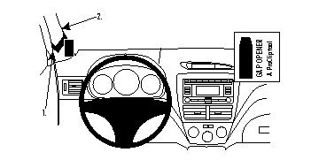 Brodit ProClip, Subaru Impreza 08-12 in der Gruppe Car-HiFi / Was passt in mein Auto / Subaru / Impreza bei BRL (240804084)