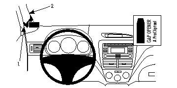 Subaru Forester/Subaru Impreza 08-12, links in der Gruppe Car-HiFi / Was passt in mein Auto / Subaru / Forester / Forester 2009-2013 bei BRL (240804186)