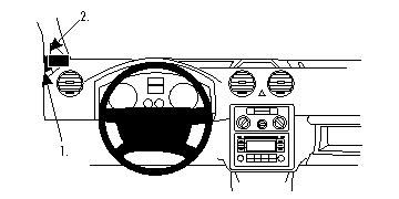 Volkswagen Caddy 04-15, links in der Gruppe Car-HiFi / Was passt in mein Auto / Volkswagen / Caddy / Caddy Mk4 2015-2021 / Sonstiges Caddy Mk4 2015-2021 bei BRL (240804221)