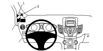 Ford Fiesta 09-15, links in der Gruppe Car-HiFi / Was passt in mein Auto / Ford / Fiesta / Fiesta 2013-2017 bei BRL (240804253)