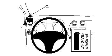 Brodit ProClip, Seat Ibiza 09-17 in der Gruppe Car-HiFi / Was passt in mein Auto / Seat / Ibiza / Ibiza 2015-2021 bei BRL (240804272)