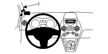 Ford Ka 09-15, links in der Gruppe Car-HiFi / Was passt in mein Auto / Ford / Ka / Ka 2009-2016 bei BRL (240804275)