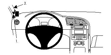 Brodit ProClip, Peugeot 3008 09-16 in der Gruppe Car-HiFi / Was passt in mein Auto / Peugeot / Peugeot 3008 / Peugeot 3008 2008-2016 bei BRL (240804346)
