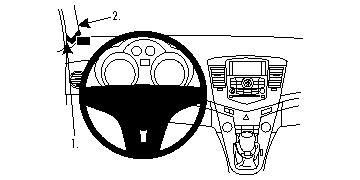 Chevrolet Cruze 09-14, links in der Gruppe Car-HiFi / Was passt in mein Auto / Chevrolet / Cruze bei BRL (240804351)
