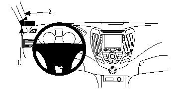 ProClip Montagesbügel Hyundai Veloster 12-15, Links in der Gruppe Car-HiFi / Was passt in mein Auto / Hyundai / Veloster / Veloster 2011-2017 bei BRL (240804688)