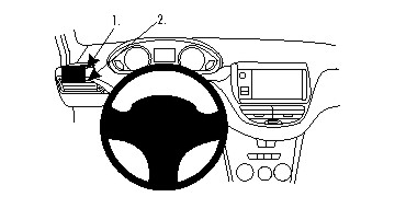 Brodit ProClip, Peugeot 2008/208 12-19 in der Gruppe Car-HiFi / Was passt in mein Auto / Peugeot / Peugeot 2008 / Peugeot 2008 2013-2019 bei BRL (240804765)