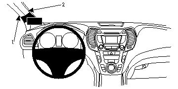 Hyundai Santa Fe 13-15, Links in der Gruppe Car-HiFi / Was passt in mein Auto / Hyundai / Santa Fe / Santa Fe 2013-2016 bei BRL (240804835)
