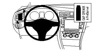 Volkswagen Golf VII 13-15, Konsole in der Gruppe Car-HiFi / Was passt in mein Auto / Volkswagen / Golf / Golf Mk7 2013-2019 / Sonstiges Golf Mk7 2013-2019 bei BRL (240804855)