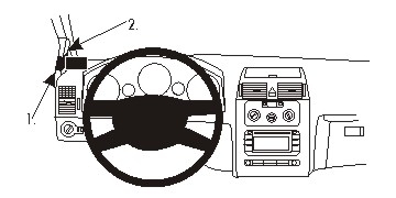 Brodit ProClip, Volkswagen Touran 03-15 in der Gruppe Car-HiFi / Was passt in mein Auto / Volkswagen / Touran / Touran 2003-2010 bei BRL (240804908)