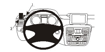 Brodit ProClip, Mercedes Benz G-Class 13-18 in der Gruppe Car-HiFi / Was passt in mein Auto / Mercedes / G-Klasse bei BRL (240804934)