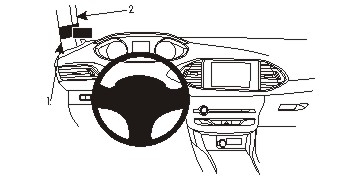 Brodit ProClip, Peugeot 308 14-21 in der Gruppe Car-HiFi / Was passt in mein Auto / Peugeot / Peugeot 308 / Peugeot 308 2014-2021 bei BRL (240804953)