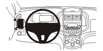 ProClip Montagehalterung Chevrolet Trax 14-14, Links in der Gruppe Car-HiFi / Was passt in mein Auto / Chevrolet bei BRL (240804976)