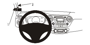 Brodit ProClip, Hyundai i10 14-19 in der Gruppe Car-HiFi / Was passt in mein Auto / Hyundai / I10 / I10 2014-2020 bei BRL (240804988)