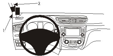 Brodit ProClip, Nissan Qashqai 14-21 in der Gruppe Car-HiFi / Was passt in mein Auto / Nissan / Qashqai / Qashqai 2013-2021 bei BRL (240804994)