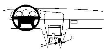 Volvo S40 96-00, Konsole in der Gruppe Car-HiFi / Was passt in mein Auto / Volvo / Volvo V40 / Volvo V40 1996-2000 / Bluetooth/AUX/Sonstiges bei BRL (240832284)