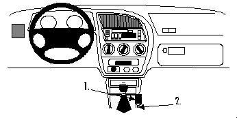Brodit ProClip, Peugeot 306 93-02 in der Gruppe Car-HiFi / Was passt in mein Auto / Peugeot / Peugeot 306 / Peugeot 306 2001-2008 bei BRL (240832468)