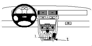 Audi A6 98-03, Konsole in der Gruppe Car-HiFi / Was passt in mein Auto / Audi / Audi A6 / Audi A6 1998-2004 bei BRL (240832474)