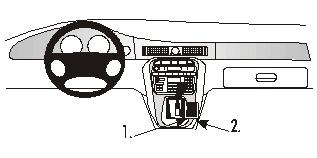 Brodit ProClip, Jaguar XJ8/XJR 98-03 in der Gruppe Car-HiFi / Was passt in mein Auto / Jaguar bei BRL (240832516)