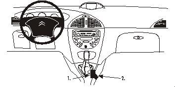 Citroen C5 01-05, Konsole in der Gruppe Car-HiFi / Was passt in mein Auto / Citroën / C5 bei BRL (240832853)