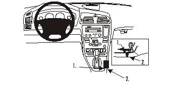 Volvo S60 00-04, Konsole in der Gruppe Car-HiFi / Was passt in mein Auto / Volvo / Volvo S60 / Volvo S60 2001-2004 bei BRL (240832980)