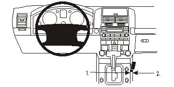 Volkswagen Touareg 03-09, Konsole in der Gruppe Car-HiFi / Was passt in mein Auto / Volkswagen / Touareg bei BRL (240833297)