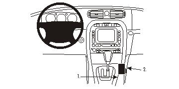 Brodit ProClip, Jaguar XJ 03-09 in der Gruppe Car-HiFi / Was passt in mein Auto / Jaguar / Jaguar XJ bei BRL (240833385)