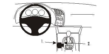 ProClip Montagehalterung Honda S2000 03-03, Konsole in der Gruppe Car-HiFi / Was passt in mein Auto / Honda bei BRL (240833402)