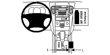 ProClip Montagehalterung Kia Sorento 08-09, Konsole in der Gruppe Car-HiFi / Was passt in mein Auto / Kia / Sorento / Sorento 2007-2009 bei BRL (240834076)