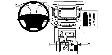 Toyota LandCruiser 10-15, Konsole in der Gruppe Car-HiFi / Was passt in mein Auto / Toyota / Land Cruiser Prado / Land Cruiser Prado 2009-2023 bei BRL (240834143)