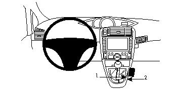 Brodit ProClip, Toyota Verso 09-19 in der Gruppe Car-HiFi / Was passt in mein Auto / Toyota / Verso / Verso 2009-2018 bei BRL (240834339)