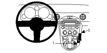 Brodit ProClip, Mazda Miata/MX-5 09-15 in der Gruppe Car-HiFi / Was passt in mein Auto / Mazda / Mazda Miata / Mazda Miata 2009-2010 bei BRL (240834416)