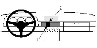 Brodit ProClip, Porsche 924/944 76-88 in der Gruppe Car-HiFi / Was passt in mein Auto / Porsche / 924 / 924 1976-1988 bei BRL (240851554)