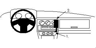 ProClip Montagehalterung Alfa Romeo 33 90-94, angewinkelt in der Gruppe Car-HiFi / Was passt in mein Auto / Alfa Romeo bei BRL (240851906)