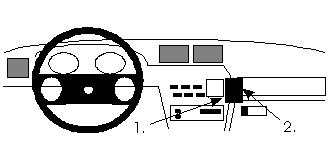 Brodit ProClip, Opel Calibra 89-97 in der Gruppe Car-HiFi / Was passt in mein Auto / Opel / Calibra / Calibra 1990-1998 bei BRL (240851989)