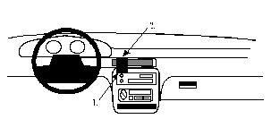 ProClip Montagebügel Chrysler Vision 94-98, Zentriert in der Gruppe Car-HiFi / Was passt in mein Auto / Chrysler bei BRL (240852055)