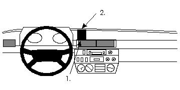 Brodit ProClip, Mercedes Benz Geländewagen 79-89 in der Gruppe Car-HiFi / Was passt in mein Auto / Mercedes / G-Klasse bei BRL (240852056)