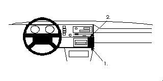 ProClip Montagebügel Volkswagen Golf I 80-84, Abgewinkelt in der Gruppe Car-HiFi / Was passt in mein Auto / Volkswagen / Golf / Golf Mk3 1992-1998 / Sonstiges Golf Mk3 1992-1998 bei BRL (240852068)