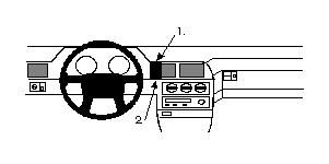 Volvo S90/V90 97-98, Mitte in der Gruppe Car-HiFi / Was passt in mein Auto / Volvo / Volvo V90 / Volvo V90 1996-2000 / Sonstiges V90 1996-2000 bei BRL (240852101)