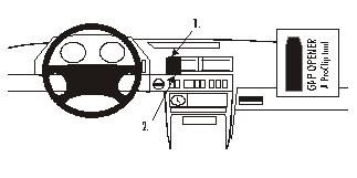 ProClip Montagehalterung Landrover Range Rover 95-01, zentriert in der Gruppe Car-HiFi / Was passt in mein Auto / Land Rover / Range Rover bei BRL (240852105)