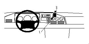 Brodit ProClip, Mercedes Benz Sprinter 95-05 in der Gruppe Car-HiFi / Was passt in mein Auto / Mercedes / Sprinter / Sprinter 1995-2006 bei BRL (240852186)