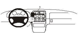 ProClip Montagehalterung Alfa Romeo Spider/GTV 95-97, zentriert in der Gruppe Car-HiFi / Was passt in mein Auto / Alfa Romeo / Alfa Romeo Spider bei BRL (240852208)