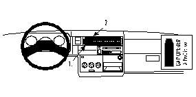 Volkswagen Caravelle 96-03, zentriert in der Gruppe Car-HiFi / Was passt in mein Auto / Volkswagen / Transporter / Transporter T4 1990-2003 / Sonstiges Transporter T4 1990-2003 bei BRL (240852296)