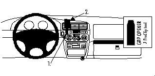 Brodit ProClip, Isuzu/Opel in der Gruppe Car-HiFi / Was passt in mein Auto / Isuzu / Isuzu Trooper bei BRL (240852380)