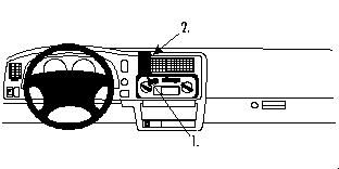 Mitsubishi L200/Pick Up 97-05, Zentriert in der Gruppe Car-HiFi / Was passt in mein Auto / Mitsubishi / L200 bei BRL (240852414)