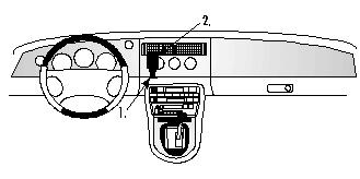 Brodit ProClip, Jaguar XK8 / XKR/XK-Series 97-06 in der Gruppe Car-HiFi / Was passt in mein Auto / Jaguar / Jaguar XK bei BRL (240852429)