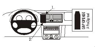 Volkswagen Golf IV/Bora 98-03, Center in der Gruppe Car-HiFi / Was passt in mein Auto / Volkswagen / Golf / Golf Mk4 1998-2004 / Sonstiges Golf Mk4 1998-2004 bei BRL (240852526)