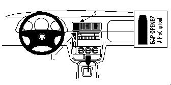 Brodit ProClip, Mercedes Benz M-Class/ML 98-04 in der Gruppe Car-HiFi / Was passt in mein Auto / Mercedes / ML bei BRL (240852563)
